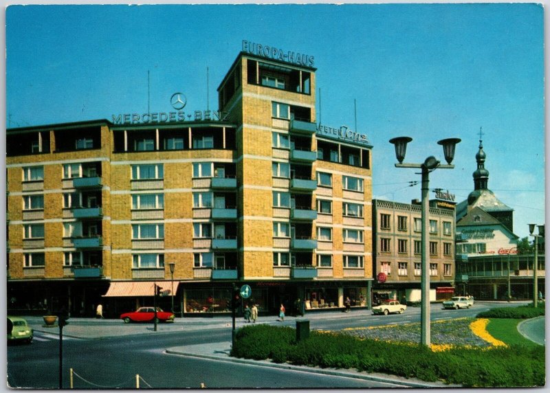 Kaiserslauten / Pfalz - Europahaus Germany Mercedes Benz Europa Haus Postcard