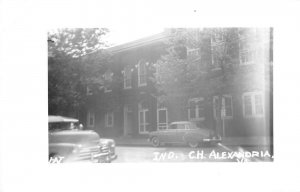 Alexandria Virginia IND CH Street Scene Real Photo Vintage Postcard AA65013