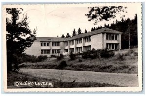 1953 College-Lycee Cevenol Le Chambon-sur-Lignon France RPPC Photo Postcard 