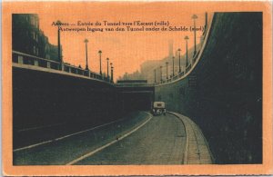 Belgium Antwerp Anvers Tunnel Schelde Postcard 03.21