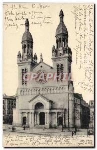 Old Postcard Paris Eglise Sainte Anne