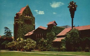 Vintage Postcard Vine-Covered La Torre Inner Quadrangle San Jose State College