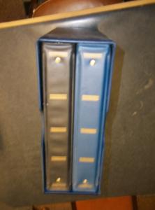 Double  Postcard Album  with storage box , used