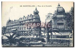 Postcard Old Montpellier Place de la Comedie