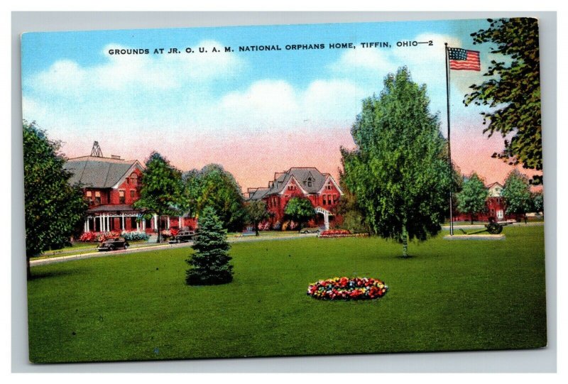 Vintage 1940's Postcard Order United American Mechanics Orphans Home Tiffin Ohio