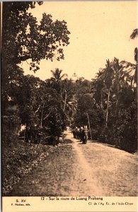 Laos Sur La Route De Luang Prabang Postcard 09.65