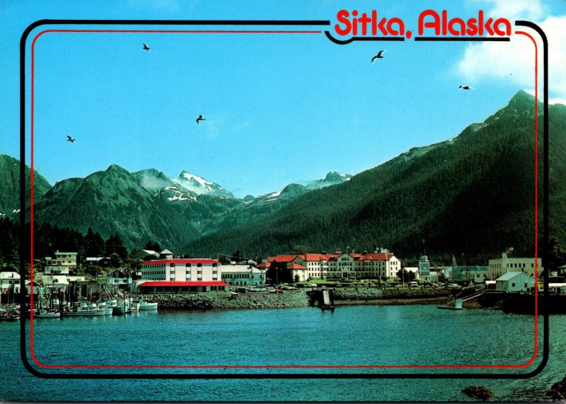 Alaska Sitka Waterfront Scene