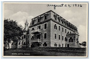 1936 General Hospital Pembroke Ontario Canada Vintage Unposted Postcard 