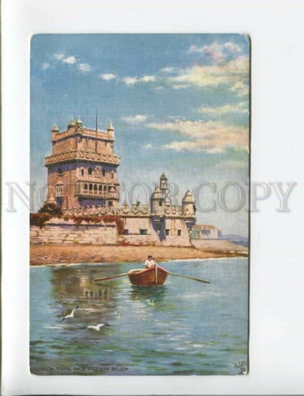 3173635 PORTUGAL LISBON Torre de Vicente Vintage TUCK postcard