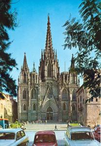 Spain, Barcelona, La Catedral, The Cathedral, 1960s unused Postcard