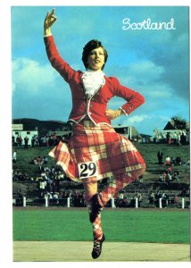 Large 5 X 7, Highland Dancer, Scotland