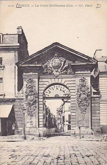 France Rouen La Porte Guillaume Lion