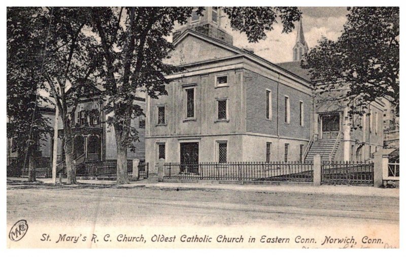 Connecticut Norwich , St.Mary's Roman Catholic Church