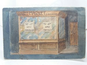 The Market Colourman Day & Co The Old Firm Burlington Parade West Ealing Vtg PC