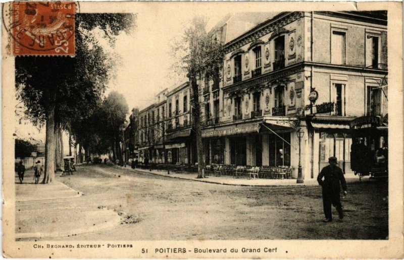 CPA Poitiers - Boulevard du Grand Cerf (111689)