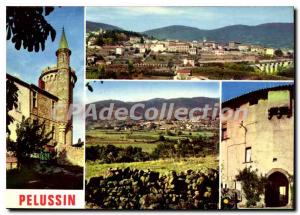 Postcard Modern Pelussin tour of Chateau de Virieu Vue Generale