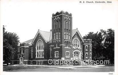 ME Church Circleville, Ohio, USA Unused 