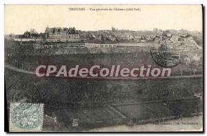 Postcard Old Thouars du Chateau General view (south side)