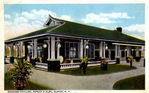 Elmira, New York - The Dancing Pavilion at Rorick's Glen - c1930