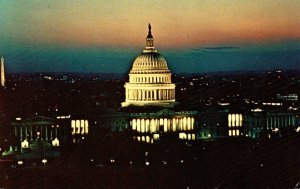 Washington D C United States Capitol At Twilight