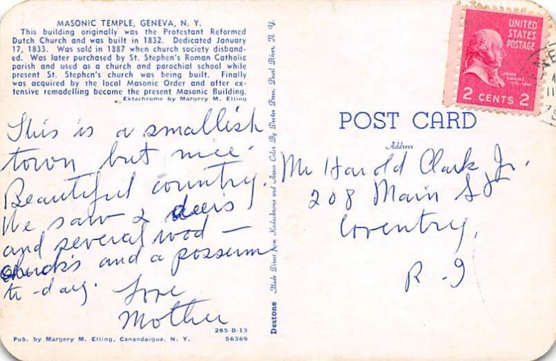 Masonic Temple Geneva NY