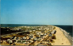 Vtg Aerial View of Fenwick Island Delaware DE Unused Postcard