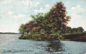 Vintage Parvins Pond, Parvins, NJ Postcard c. 1915 Boating American News Co.