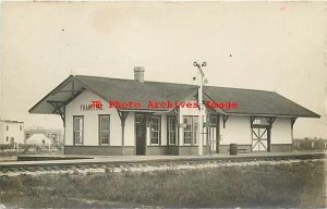 Depot, Texas, Francitas, RPPC, St Louis, Brownsville & Mexico Railway, 1911 PM 