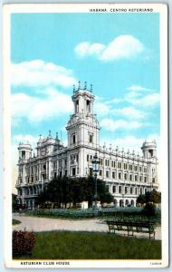 HAVANA, CUBA   Centro Asturiano  ASTURIAN CLUB HOUSE  ca 1920s  Postcard 