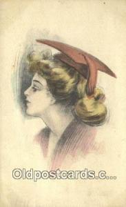 Signed Artist 1910 light yellowing from being in album