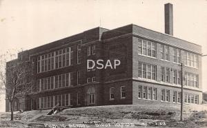 Iowa Ia Postcard Real Photo RPPC c1920 SIOUX RAPIDS Public School