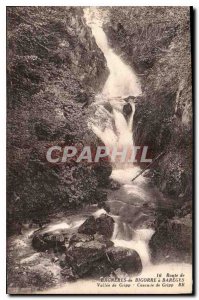 Postcard Old Road Bagneres de Bigorre in Bagneres Vallee Cascade Gripp Gripp