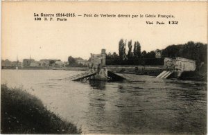 CPA Pont de VERBERIE detruit par le Genie Francais (377974)