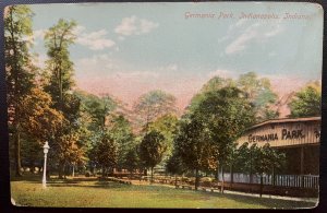 Vintage Postcard 1907-1915 Germania Park, Indianapolis, Indiana (IN)