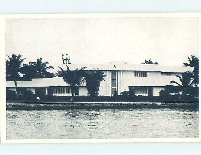 Pre-1952 THOMAS LUZIER HOME Miami Beach Florida FL W4498