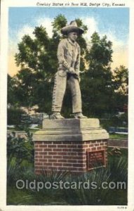 Boot hill, Dodge City, Kansas Western Cowboy, Cowgirl Unused 