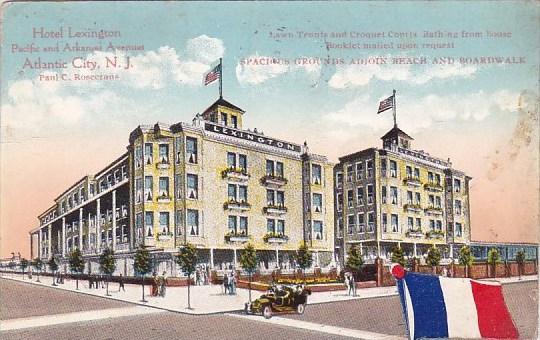 New Jersey Atlantic City Hotel Lexington Pacific And Arkansas Avenue 1916