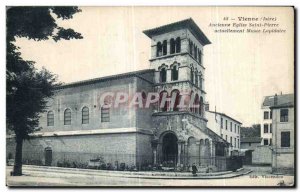 Postcard Old Vienna Old church Saint Pierre Museum lapidary