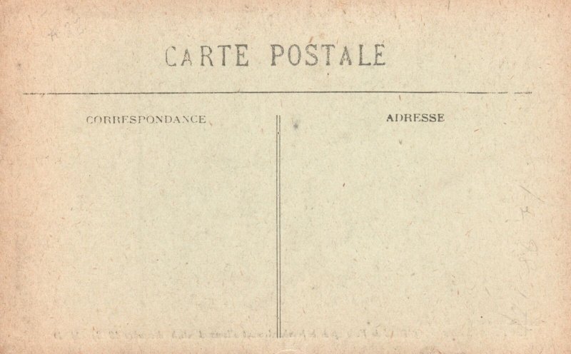 Vintage Postcard Fismes Marne L'Hotel De Ville Apres Le Bombardement Allemand