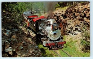 3 Postcards HILL CITY, S.D. ~ Narrow Gauge Train KLONDIKE CASEY 1880 Railroad