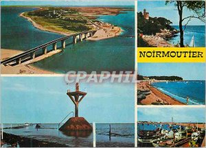 Modern Postcard Ile de Noirmoutier (Vendee) on the Gols Bridge Tower Plantier...