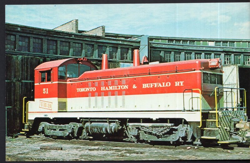 Ontario Toronto Hamilton & Buffalo Railway's at Roundhouse No. 51 July 25th 1976