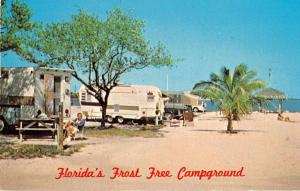 Key West Florida Key West Seaside Park Frost Free Campground Postcard J48993