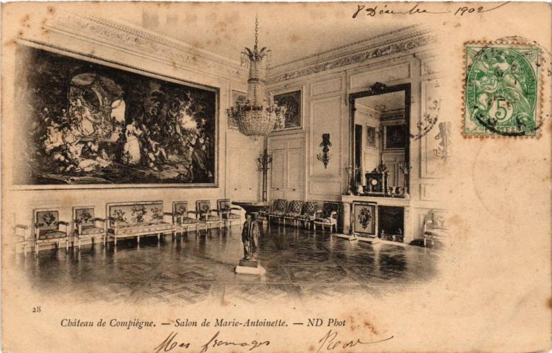 CPA Chateau de COMPIEGNE - Salon de Marie-Antoinette (291385)