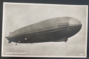 Mint RPPC Real Picture Postcard Graf Zeppelin  LZ 127 Airship 1928