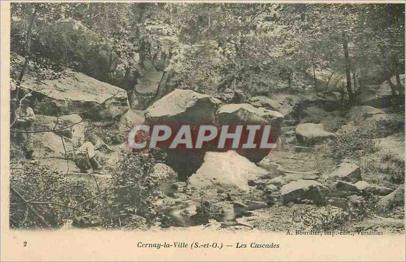 Old Postcard Cernay City S and O Cascades