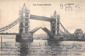 uk4107 the tower bridge london real photo  uk