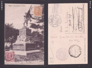 ITALY, Vintge postcard, Chieti, War Memorial