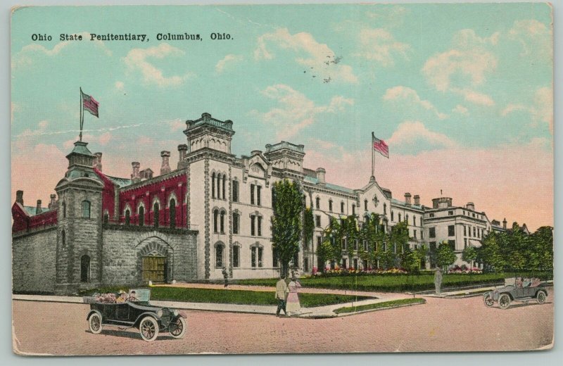 Columbus Ohio~State Penitentiary Buildings~c1910 Postcard