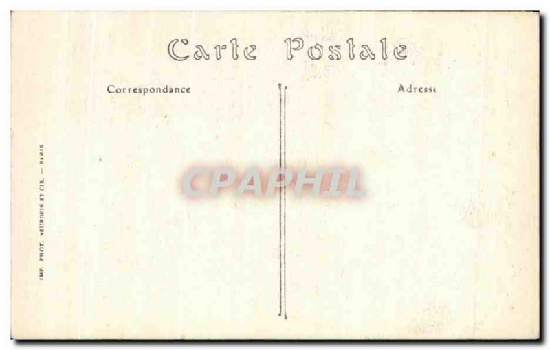 Old Postcard Semur Farade De Notre Dame